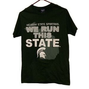 Michigan State Spartans We Run This State Size Small T-Shirt